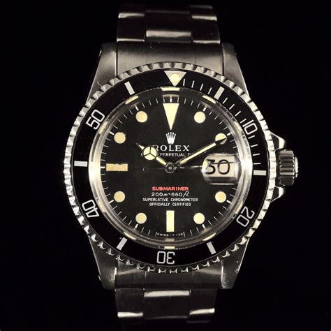 rolex submariner 1680 red|Rolex 1680 red submariner years.